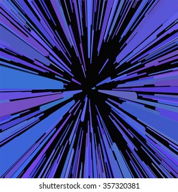 light speed vector abstract background. Ray galaxy, flare and light, vector illustration.