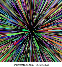 light speed vector abstract background. Ray galaxy, flare and light, vector illustration.