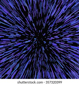 light speed vector abstract background. Ray galaxy, flare and light, vector illustration.