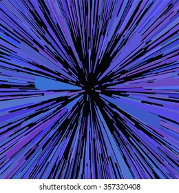 light speed vector abstract background. Ray galaxy, flare and light, vector illustration.