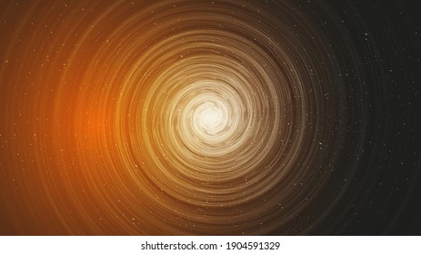 Light Spiral Black hole on Galaxy background with Milky Way spiral,Universe and starry concept desig,vector