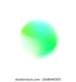 Light splash and holographic fluid shape moves across gradient background with neon spot and watercolor flow creating luminous pastel effect