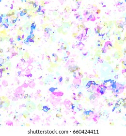 Light splatter texture. Grunge background. Seamless pattern for fabric, wrapping, home decor. watercolor effect
