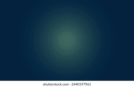 Light spot on a dark blue. High-tech halftone hexagon pattern background. Zinc abstract digital design. Seamless hexagon on abstract background with radial gradient. Repeated pattern. Editable. EPS 10