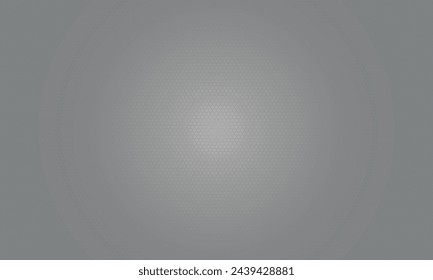 Light spot on a dark grey. High-tech halftone hexagon pattern background. Grey abstract digital design. Seamless hexagon on abstract background with radial gradient. Repeated pattern. Editable. EPS 10