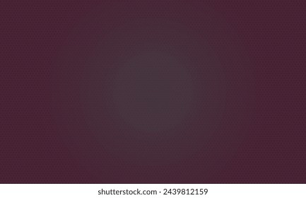 Light spot on a dark Magenta. High-tech halftone hexagon pattern background. Grey abstract digital design. Seamless hexagon on abstract background with radial gradient. Repeated pattern. Editable. 