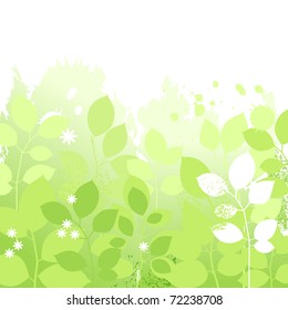 Light spring floral background