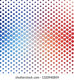 Light square abstract vector background. Illustration in abstract style with red, blue gradient rectangles. Backdrop for your design, pattern.