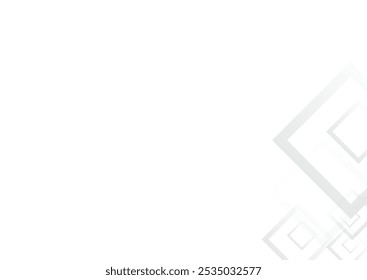 Light Square Concept Vector  Background. Technology Element Template. Gray Mosaic Frame. Grey Style Cover.