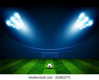 light of stadium vector design