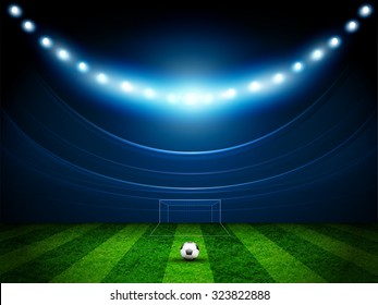 light of stadium vector design