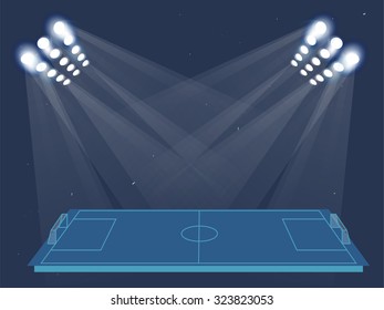 light of stadium vector design