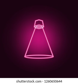 light for stage lighting icon. Elements of Spotlight in neon style icons. Simple icon for websites, web design, mobile app, info graphics