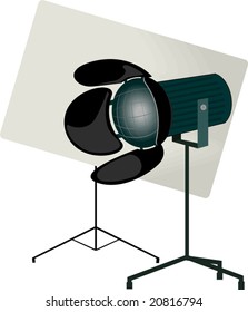  light in a stand
