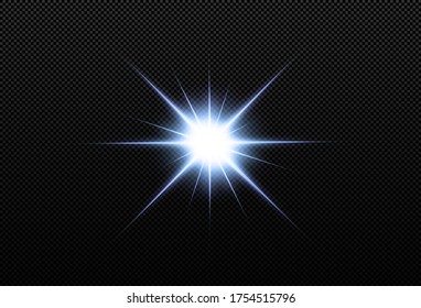 Light star blue png. Light sun blue png. Light flash blue png. vector illustrator. Powder dust light png.