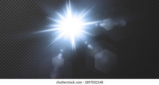 Light star blue png. Light sun blue png. Light flash blue png. vector illustrator. Powder dust light png.