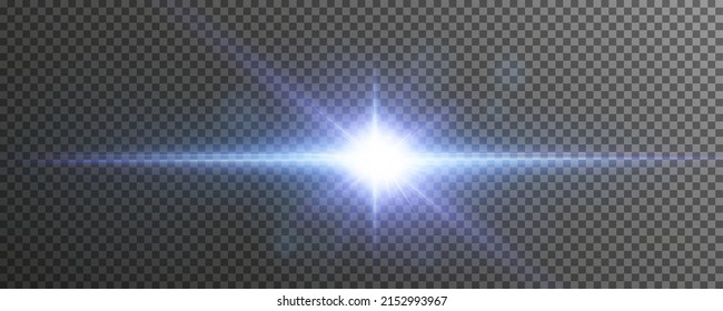 Light star blue png. Light sun blue png. Light flash blue png. vector illustrator.