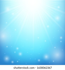 light star flash. Abstract shine beams. Vibrant magic sparkle explosion. Glowing burst, lens effect. Magic light. EPS 10