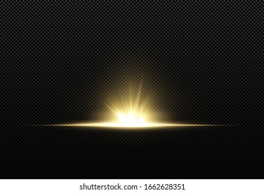 Light star gold png. Light sun gold png. Light flash gold png. vector illustrator.
