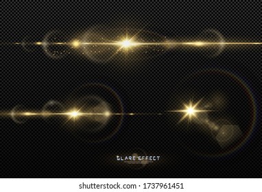 Light star gold png. Light sun gold png. Light flash gold png. vector illustrator.