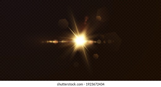 Light Star Gold Png. Light Sun Gold Png. Light Flash Gold Png. Vector Illustrator.