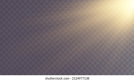 Light star gold png. Light sun gold png. Light flash gold png. vector illustrator.