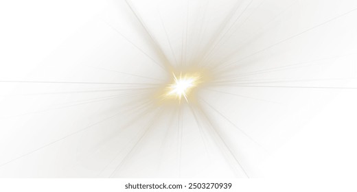 Light star gold png. Light sun gold png. Light flash gold png. vector illustrator. 