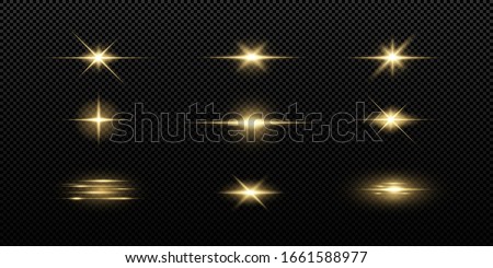 Light star gold png. Light sun gold png. Light flash gold png. vector illustrator.