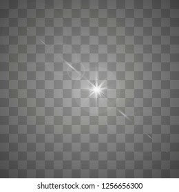 Light star white png. Light sun white png. Light flash white png. vector illustrator.