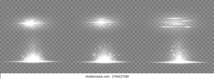 Light star white png. Light sun white png. Light flash white png. vector illustrator.