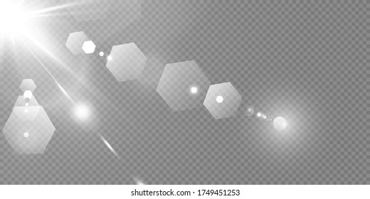 Light star white png. Light sun white png. Light flash white png. vector illustrator.