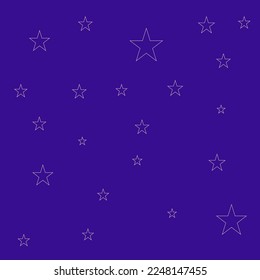 Una estrella clara sobre un fondo azul