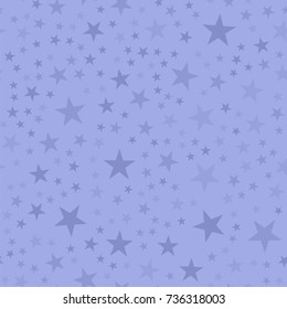 Light stars seamless pattern on purple good-looking background.
