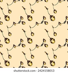 Light Strand Seamless Vector Pattern Design