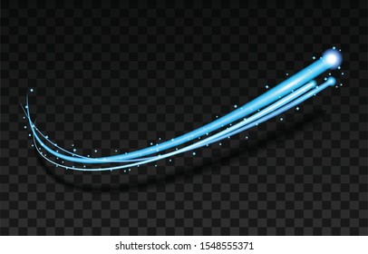 Light streak fast effect. Abstract background speed.