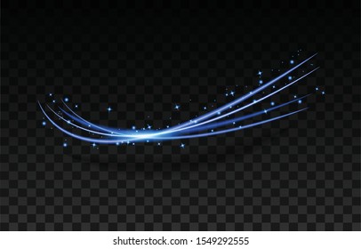 Light Streak Fast Effect. Abstract Background Speed.