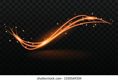 Light Streak Fast Effect. Abstract Background Speed.