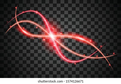 Light streak fast effect. Abstract background speed.