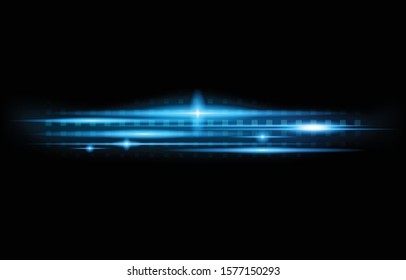 Light streak fast effect. Abstract background speed.
