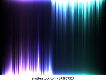 light stream of purple and blue upside down digital line abstract background, light bar opposite template, technology stream layout, vector illustration