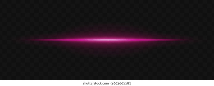 Light stripe. Beam on transparent background with sharp center line and smooth gradient spread. Ideal for motion or UI compositions.