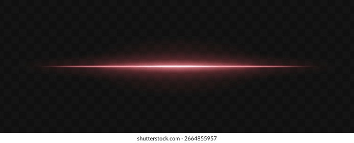 Light stripe. Beam on transparent background with sharp center line and smooth gradient spread. Ideal for motion or UI compositions.