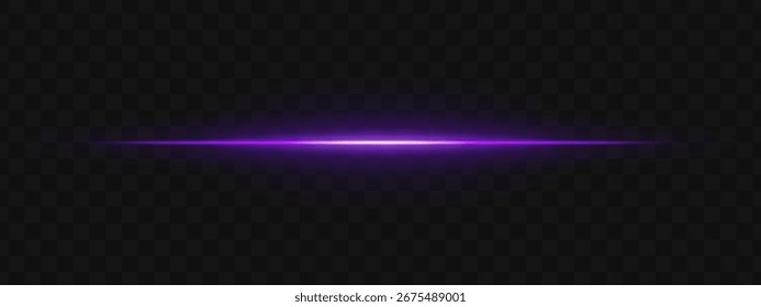 Light stripe. Beam on transparent background with sharp center line and smooth gradient spread. Ideal for motion or UI compositions.