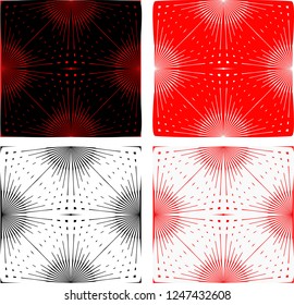 light striped line on background, red, background, vector Starburst, background color is striped fabric, fabric, interior design Seamless Vector Pattern