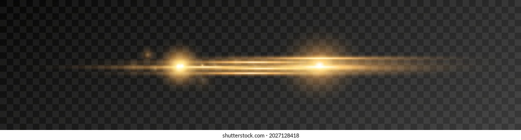 Light And Stripes Moving Fast Over Dark Background.design Of The Light Effect. PNG. Vector Illustration