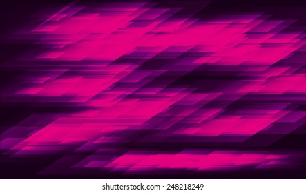 light and stripes moving fast over black background