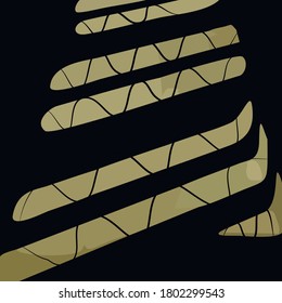 Light stripes on a dark background, vector
