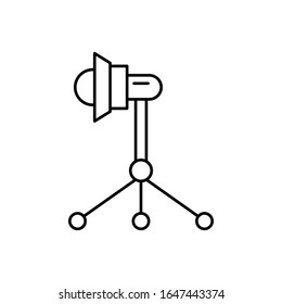 Light, studio icon. Simple line, outline vector elements of cinematography icons for ui and ux, website or mobile application