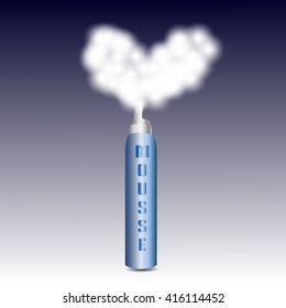 Light styling mousse. Light hair mousse.