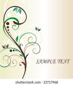light summer floral background